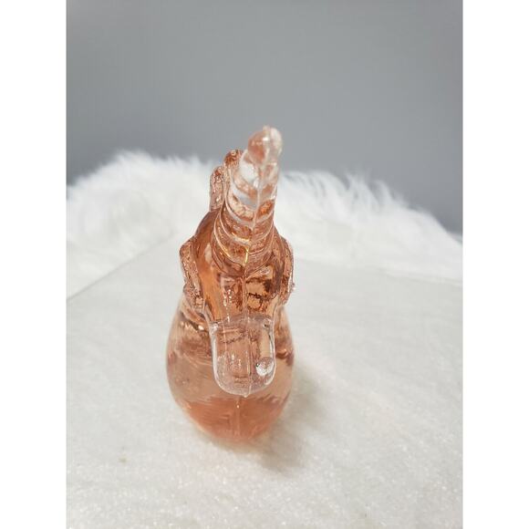 Vintage Pink Unicorn Glass Paperweight y2k 2002‎ bedroom decor girl retro teen - Picture 5 of 9